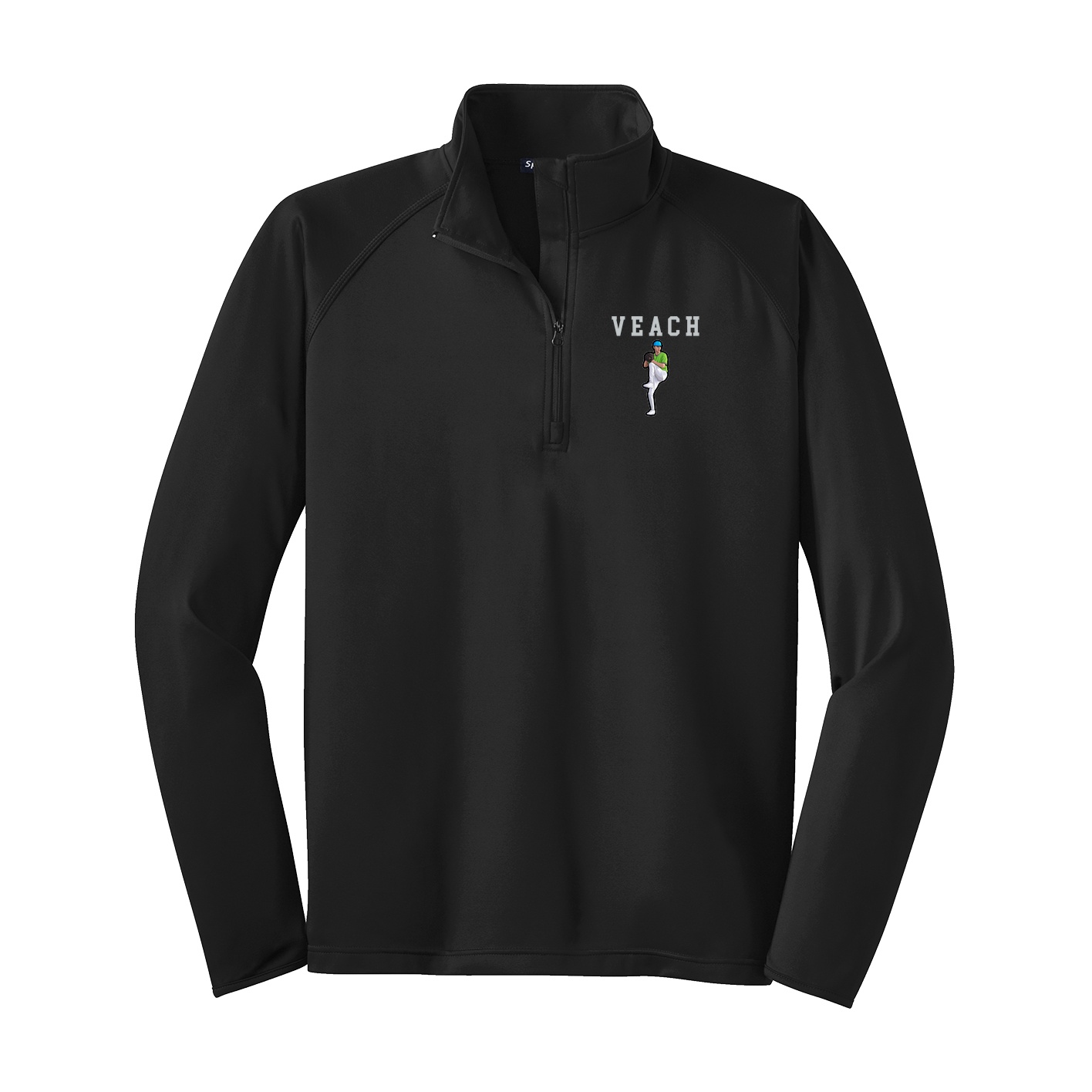 Q-Zip Pullover — Shirsey in Black