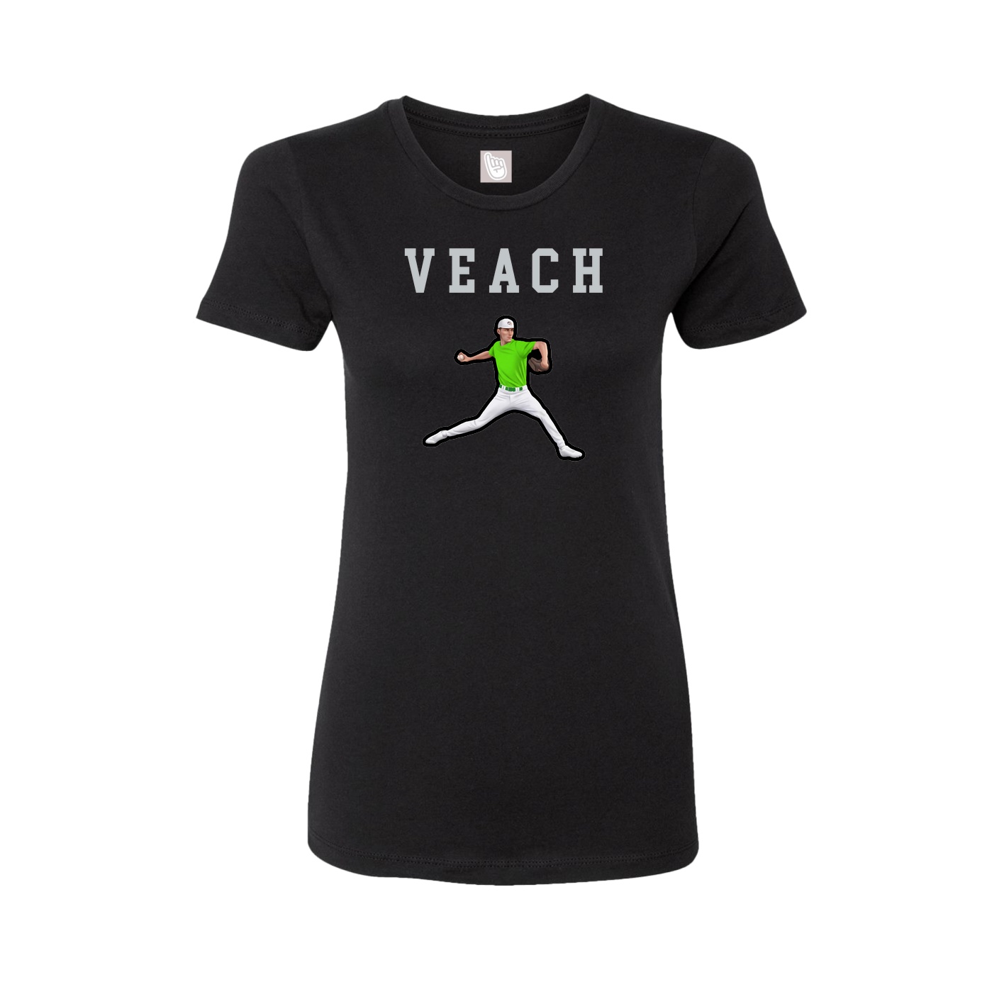 Fitted Women's Tee — Shirsey in Black