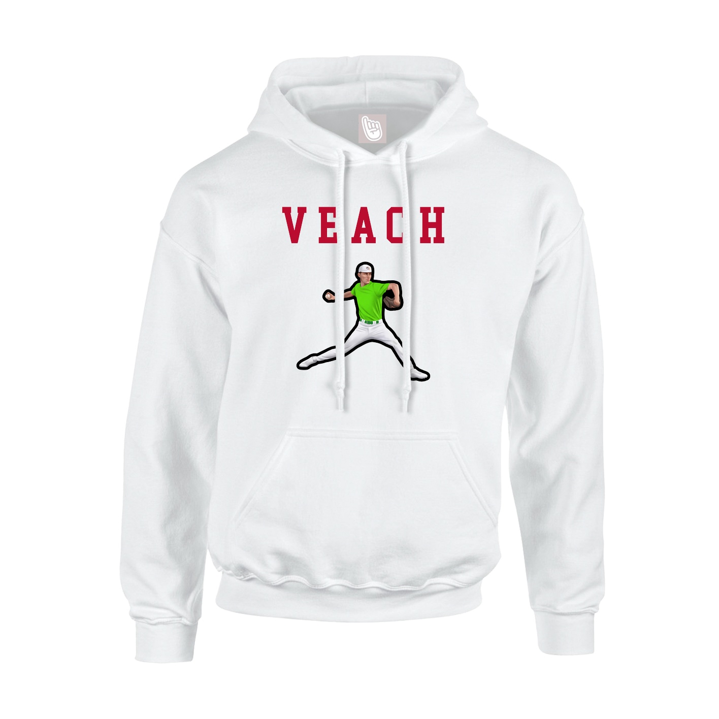 Hoodie — Shirsey in White