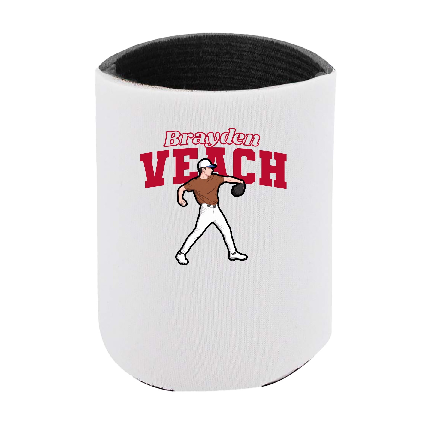 Can Holder — Name Arch in White