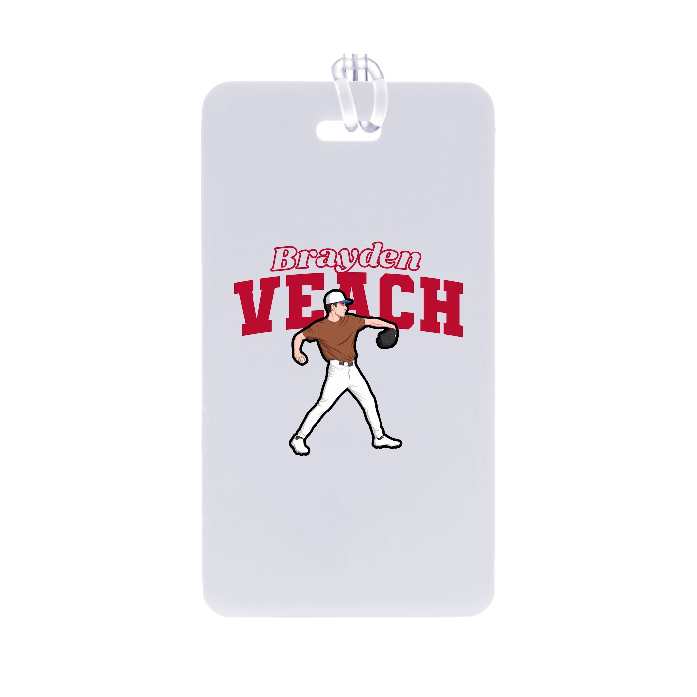 Bag Tag — Name Arch in Classic