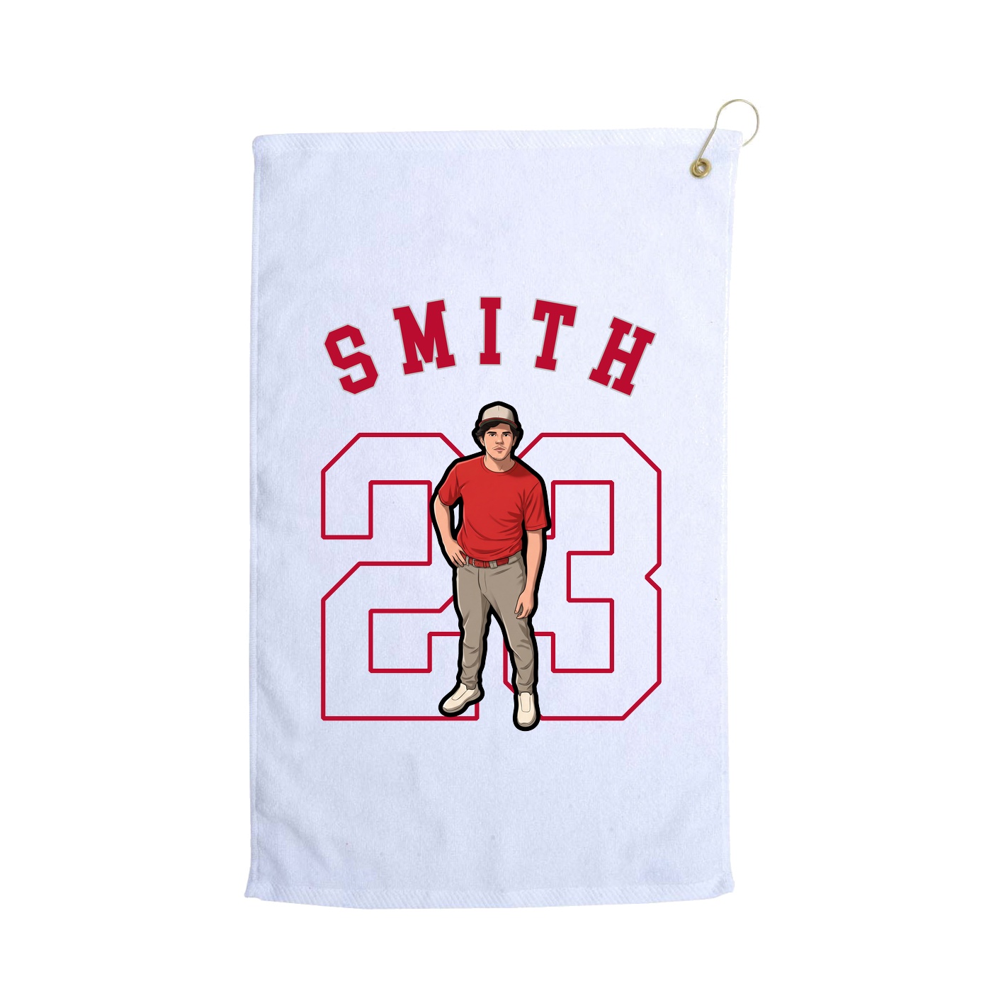 Golf Towel — Shirsey Arch in White