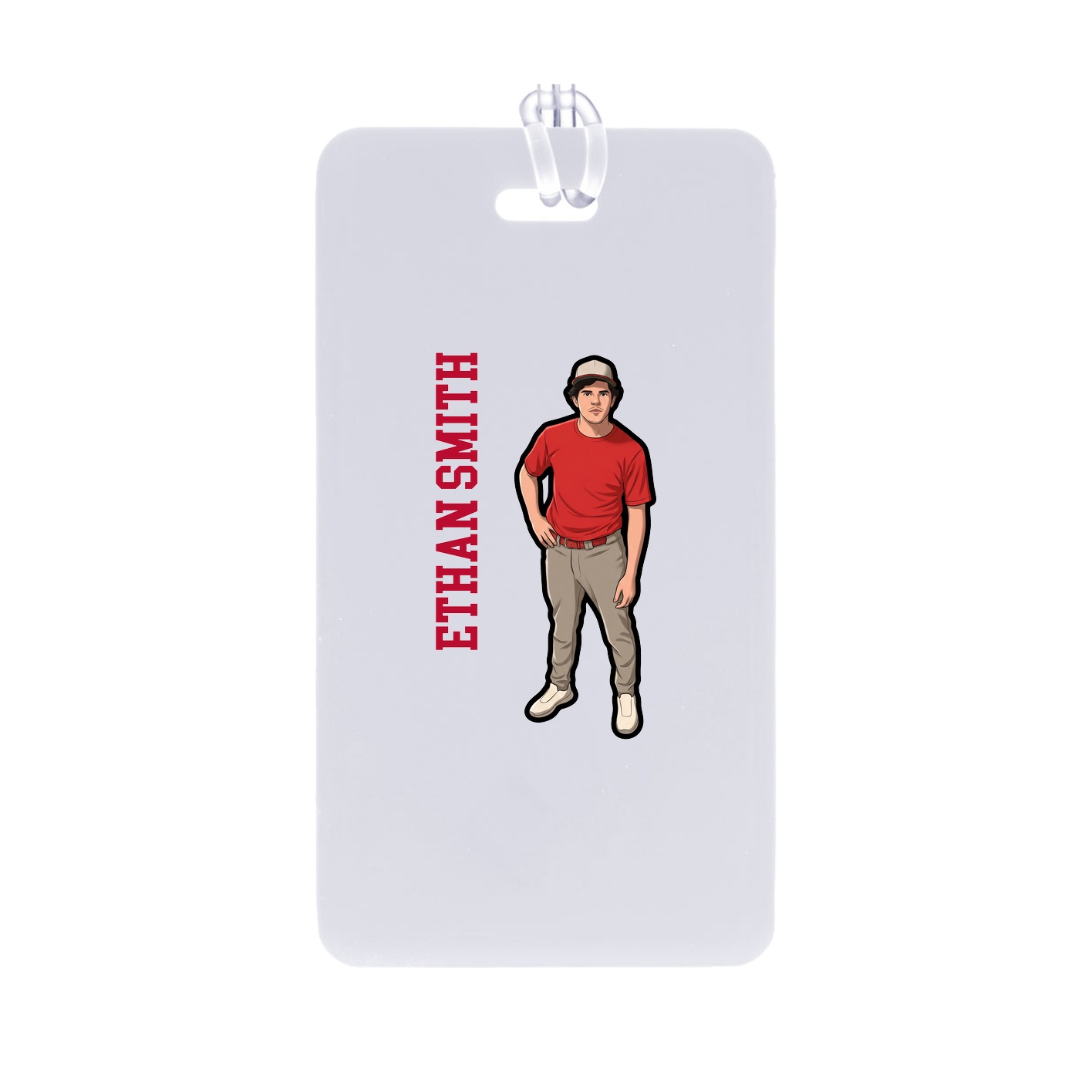 Bag Tag — Name Vertical in Classic
