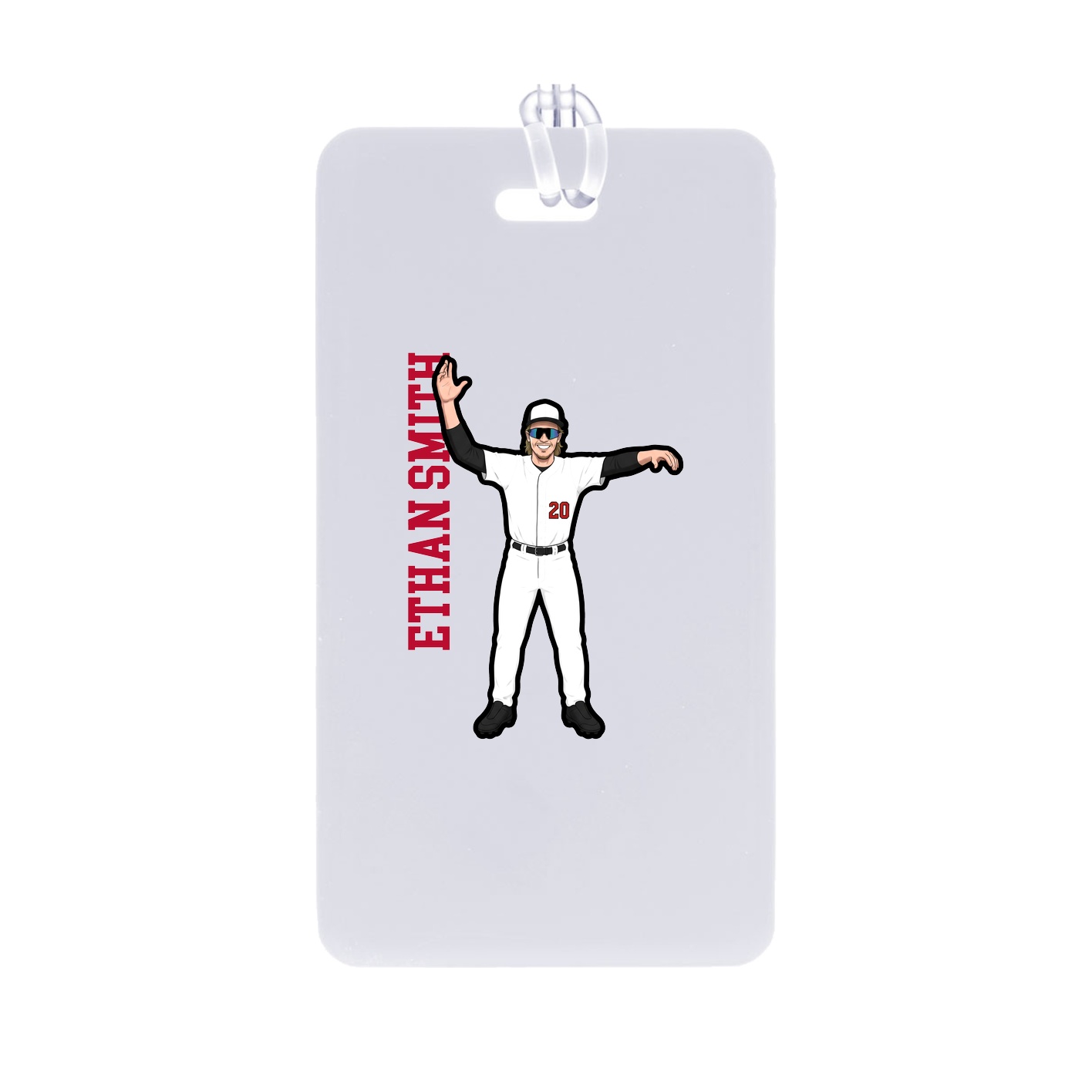 Bag Tag — Name Vertical in Classic