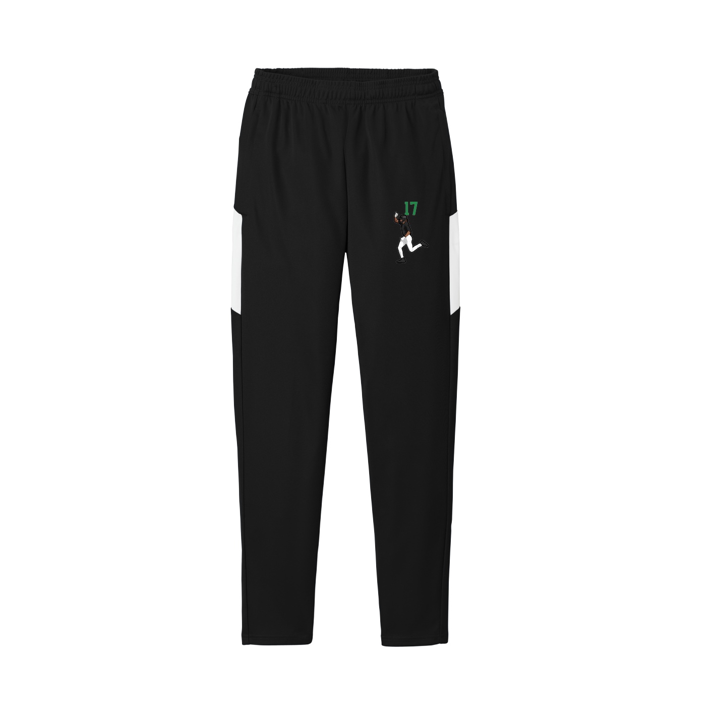 Team Travel Pant — Number Top in Black/White