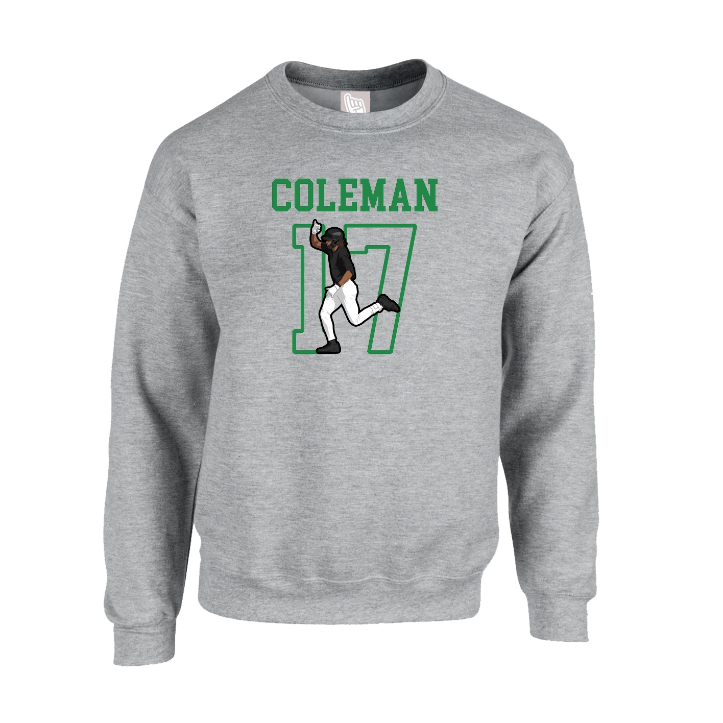 Fleece Crew — Shirsey in Grey