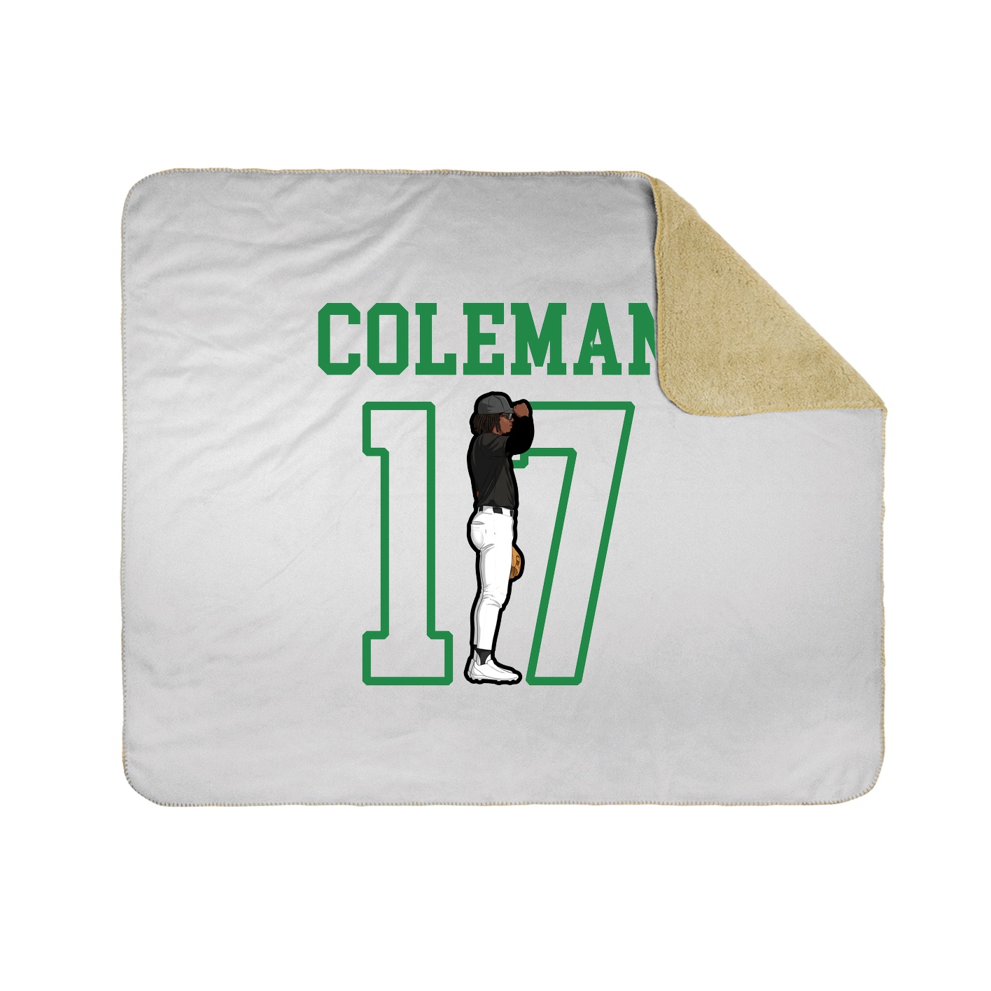 Throw Blanket — Shirsey in White