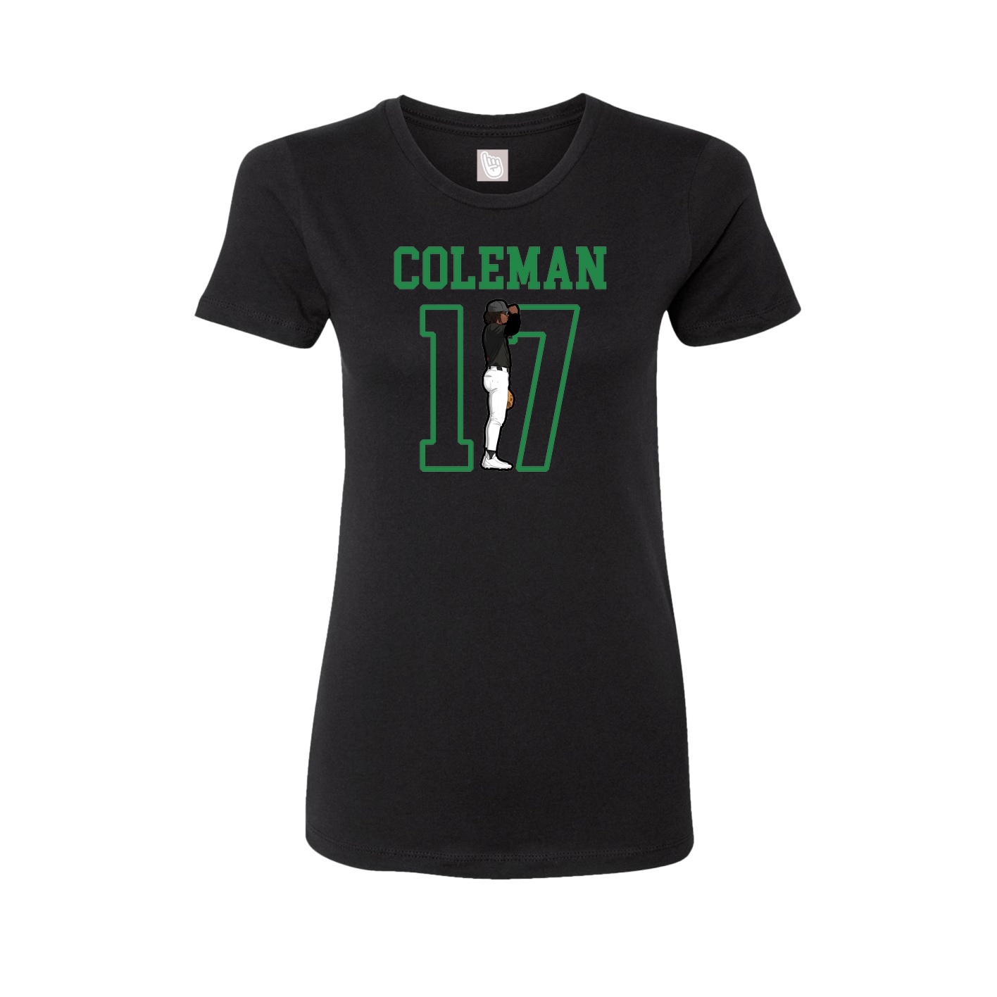 Fitted Women's Tee — Shirsey in Black