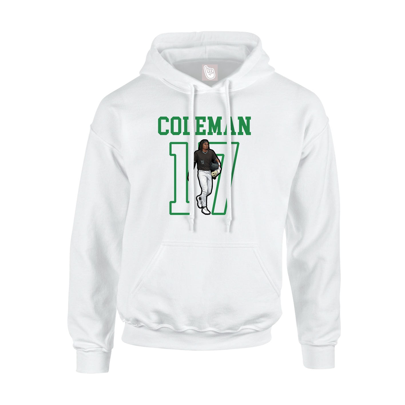 Hoodie — Shirsey in White