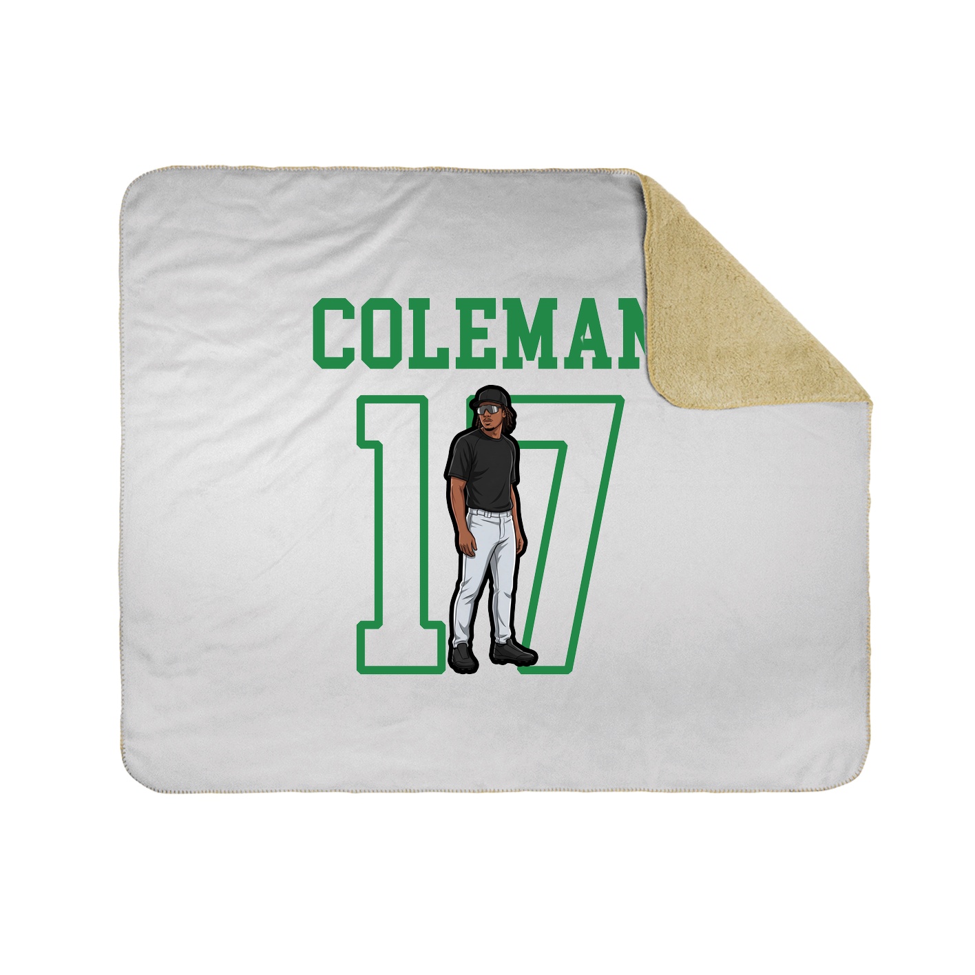Throw Blanket — Shirsey in White