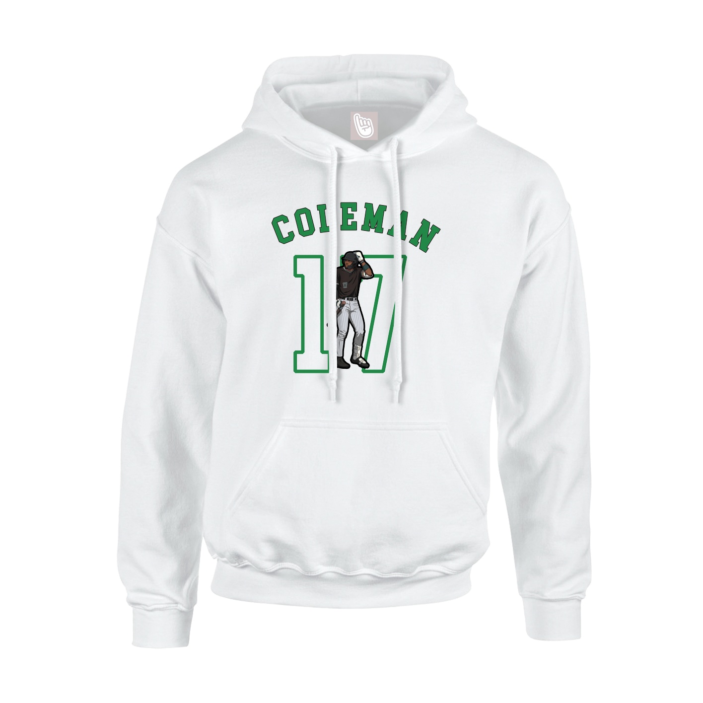Hoodie — Shirsey Arch in White