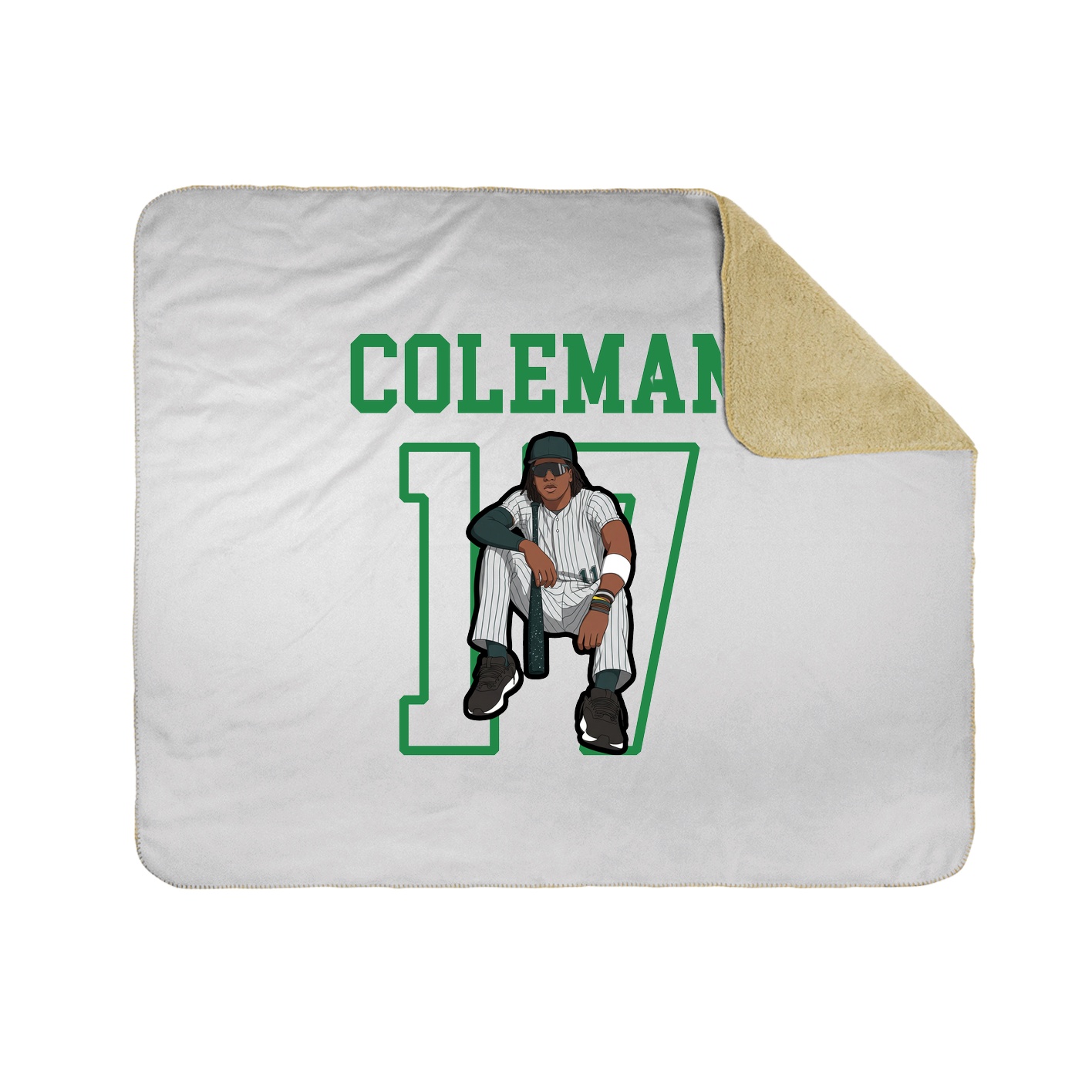 Throw Blanket — Shirsey in White