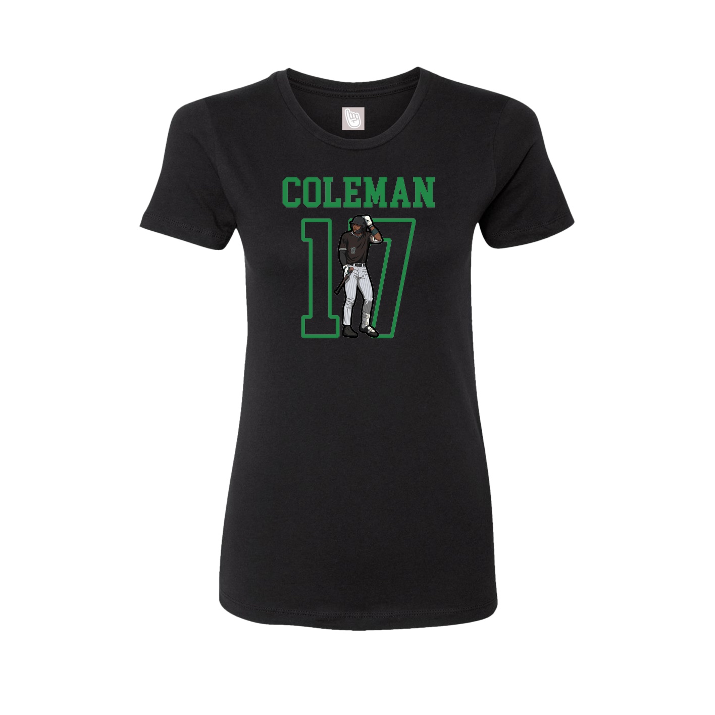 Fitted Women's Tee — Shirsey in Black
