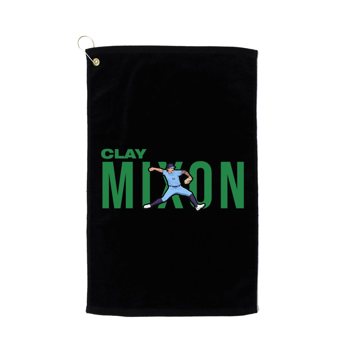 Golf Towel — Player Name in Black
