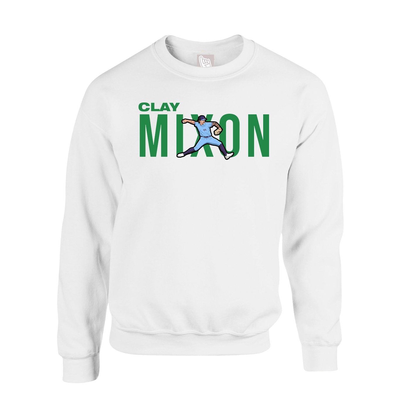 Fleece Crew — Player Name in White