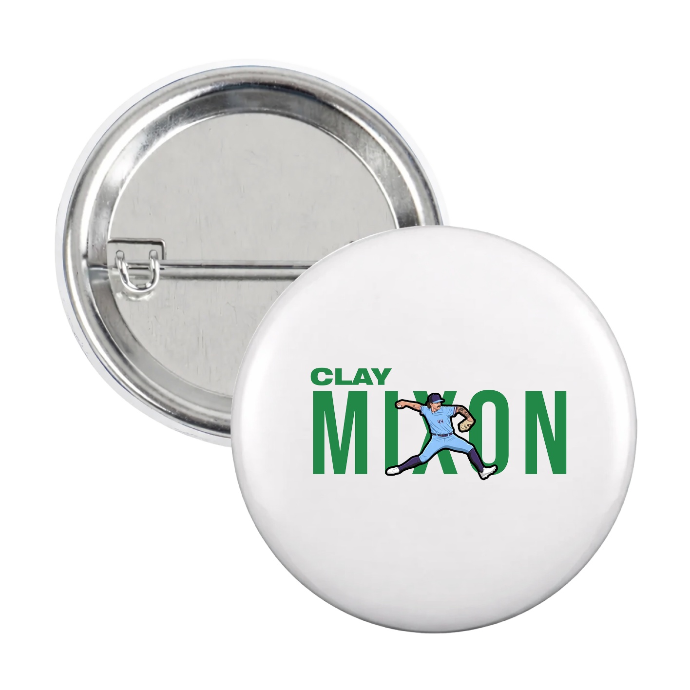Game Day Button — Player Name in White
