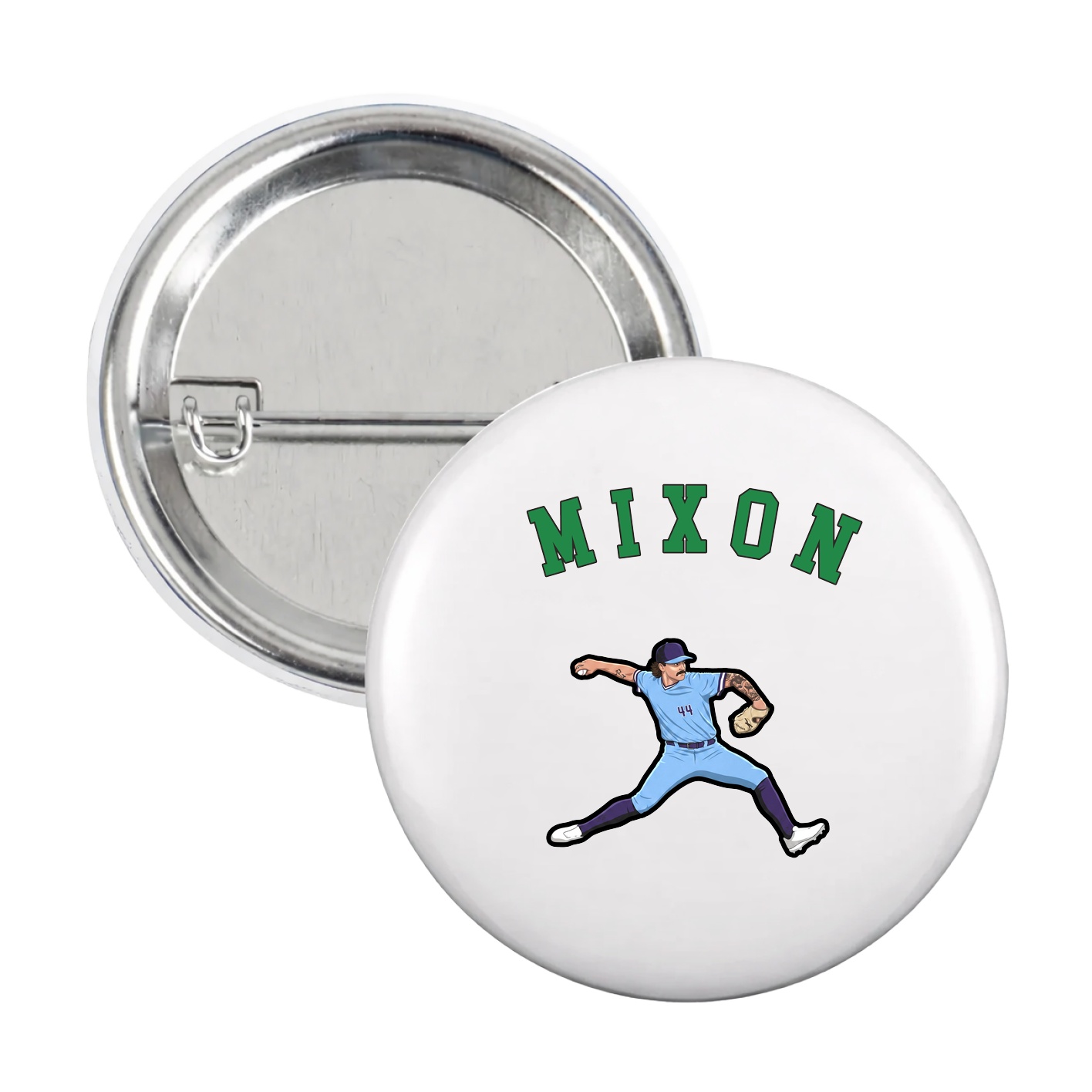 Game Day Button — Shirsey Arch in White