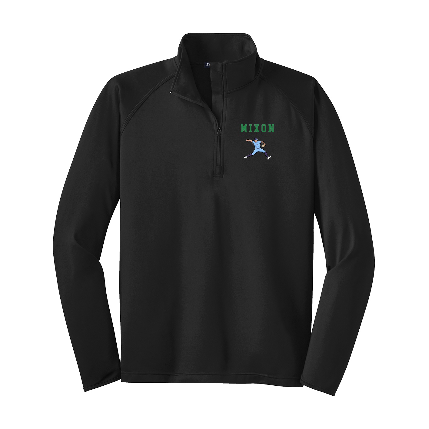 Q-Zip Pullover — Shirsey in Black