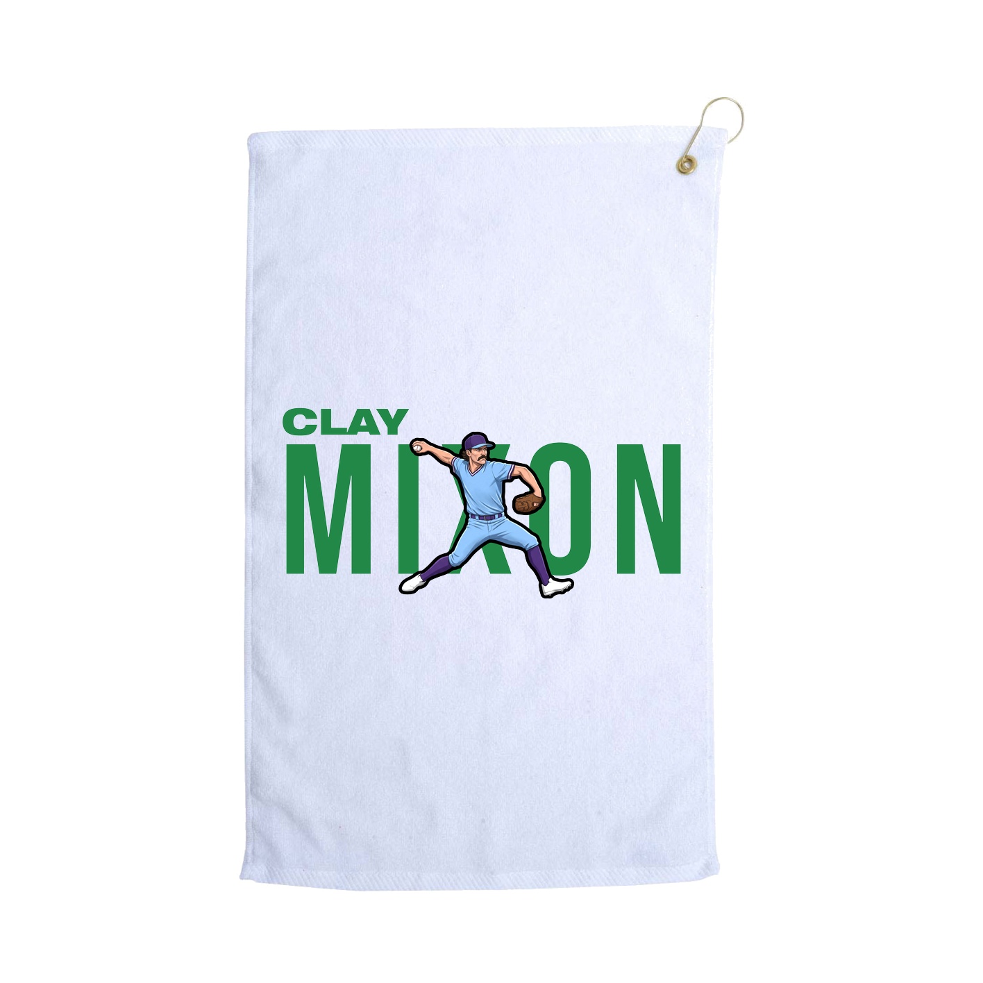 Golf Towel — Player Name in White