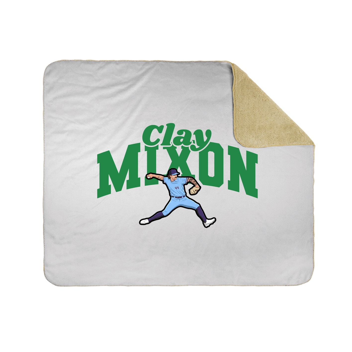 Throw Blanket — Signature Arch in White