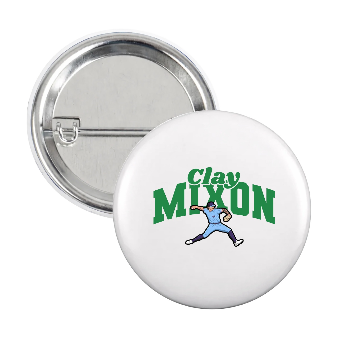 Game Day Button — Signature Arch in White