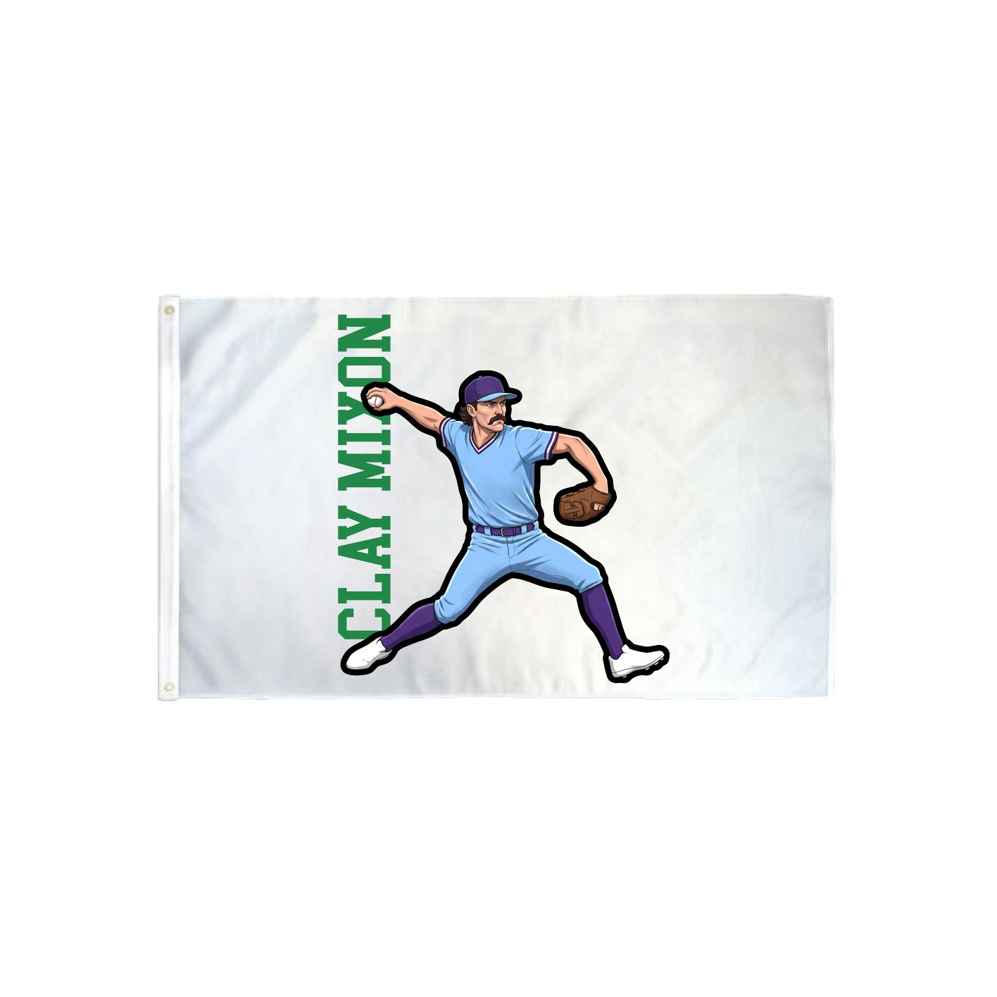 3x5 Flag — Name Vertical in Classic