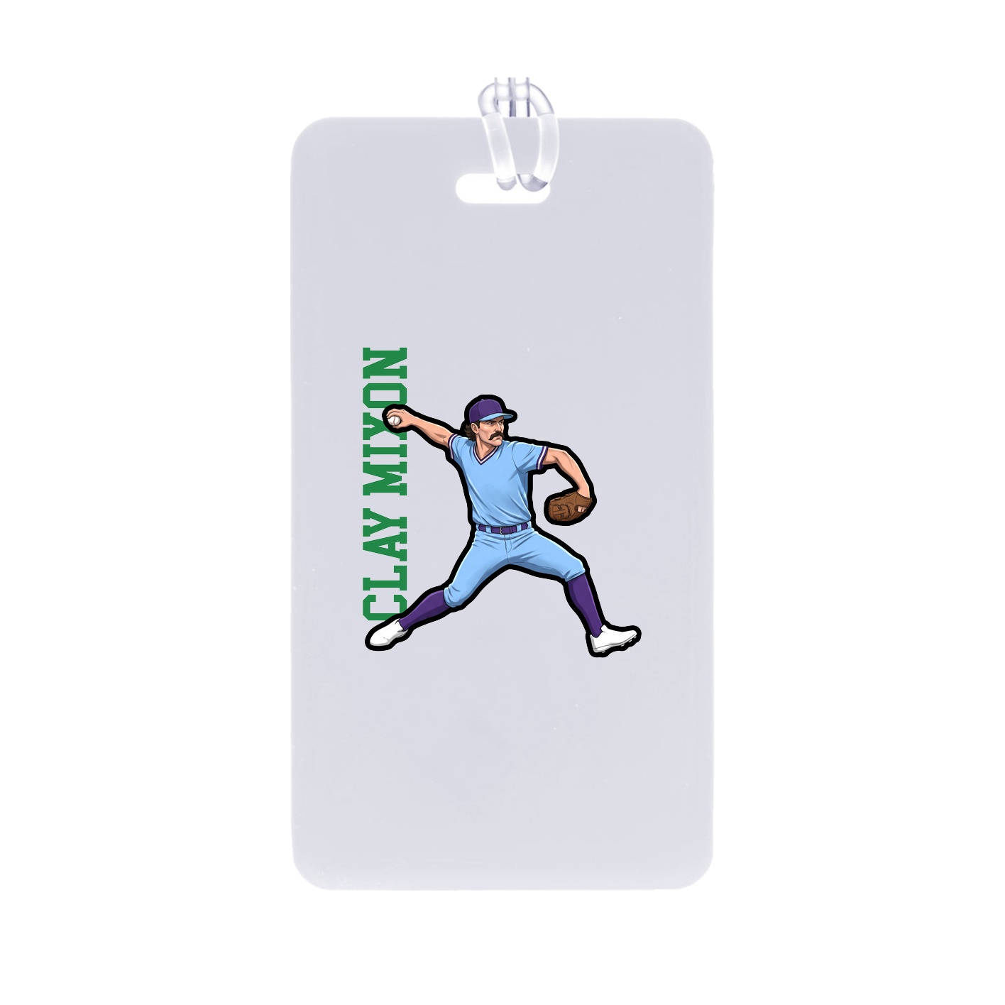 Bag Tag — Name Vertical in Classic