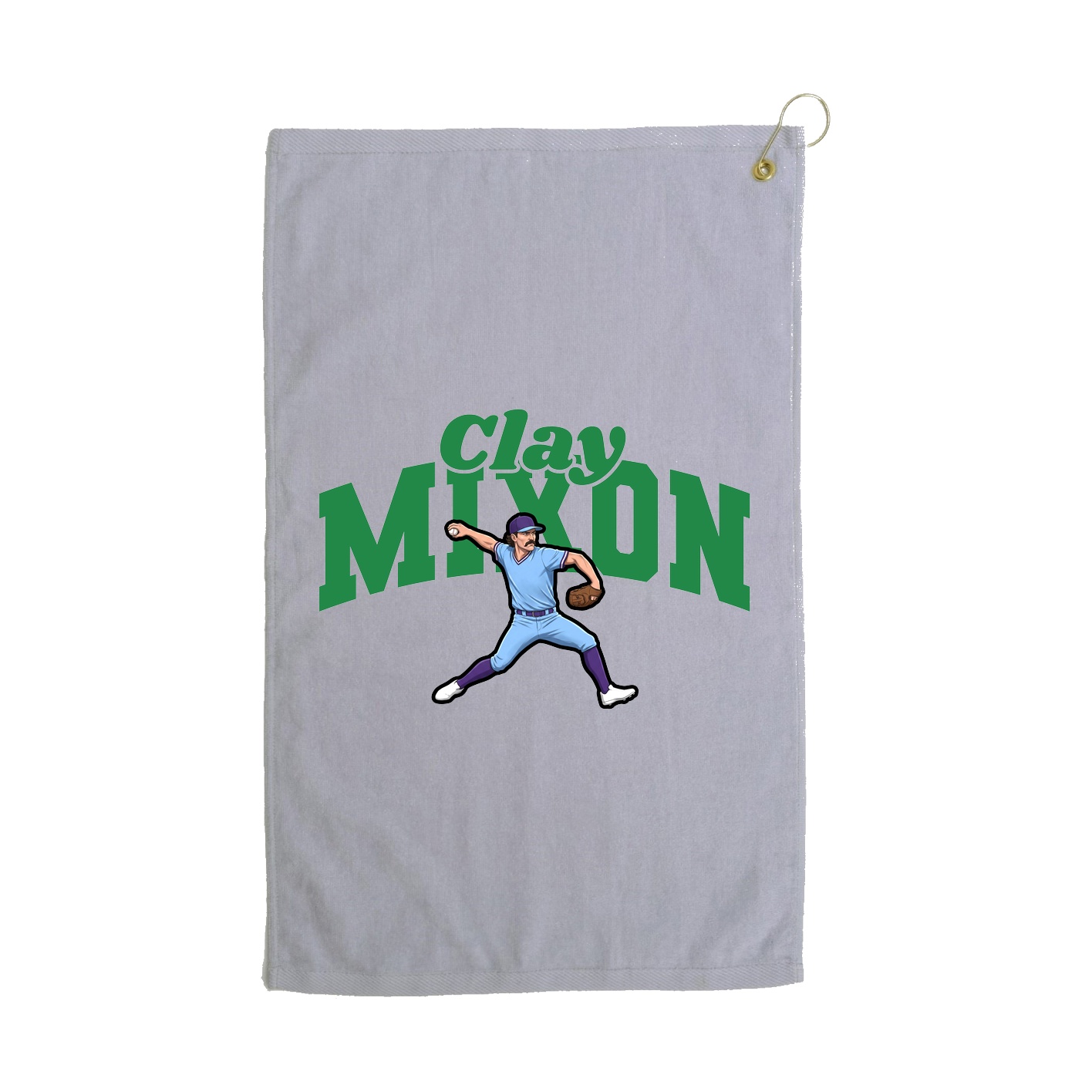 Golf Towel — Signature Arch in Grey