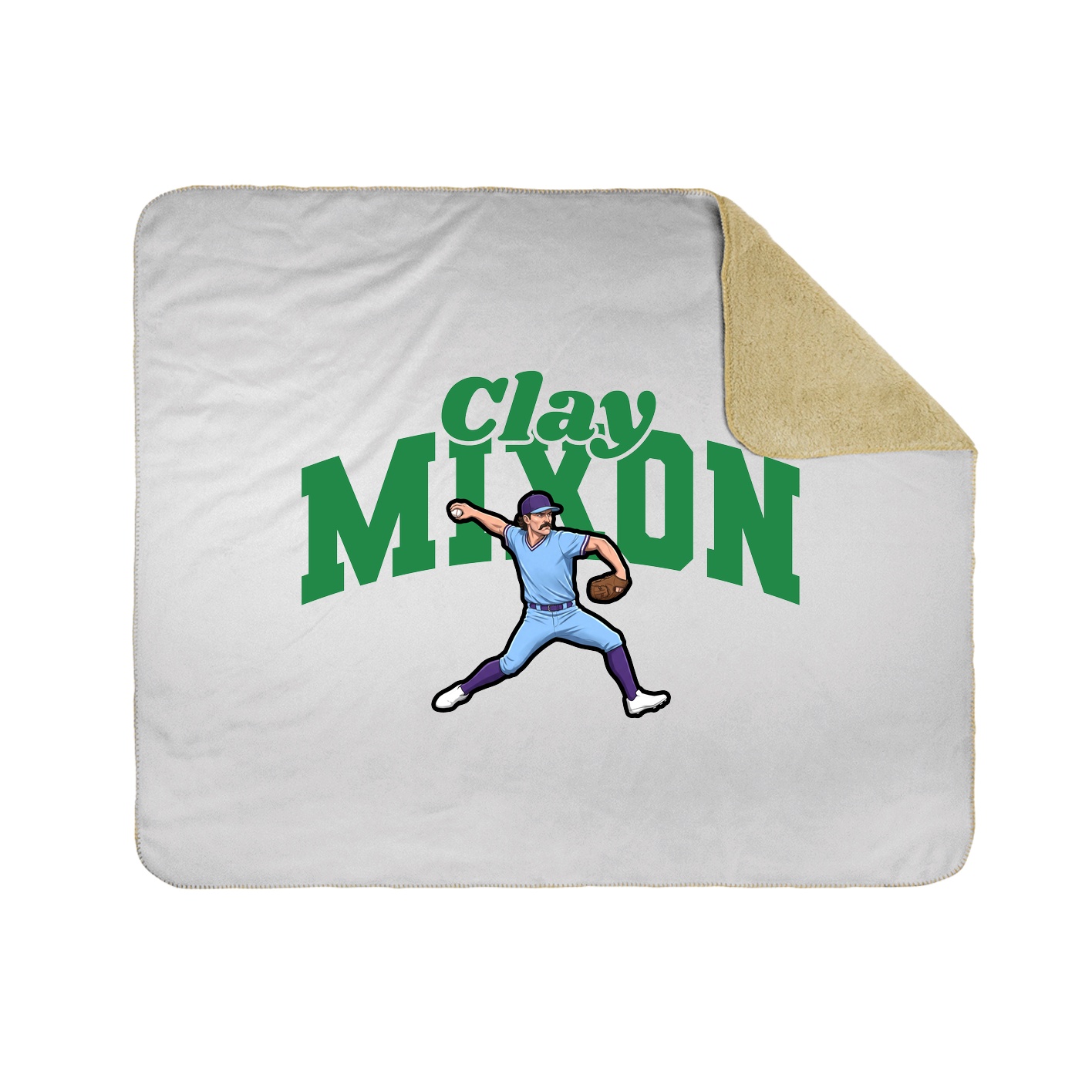 Throw Blanket — Signature Arch in White