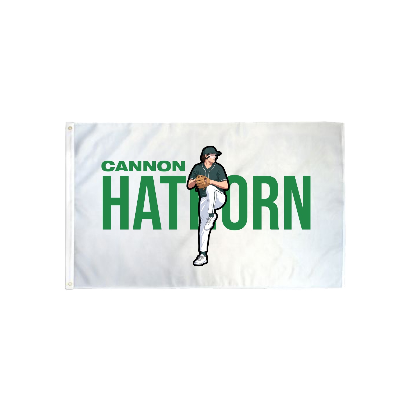 3x5 Flag — Player Name in Classic