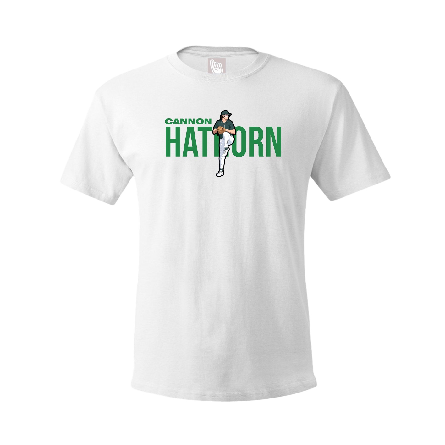 Youth Tee — Player Name in White