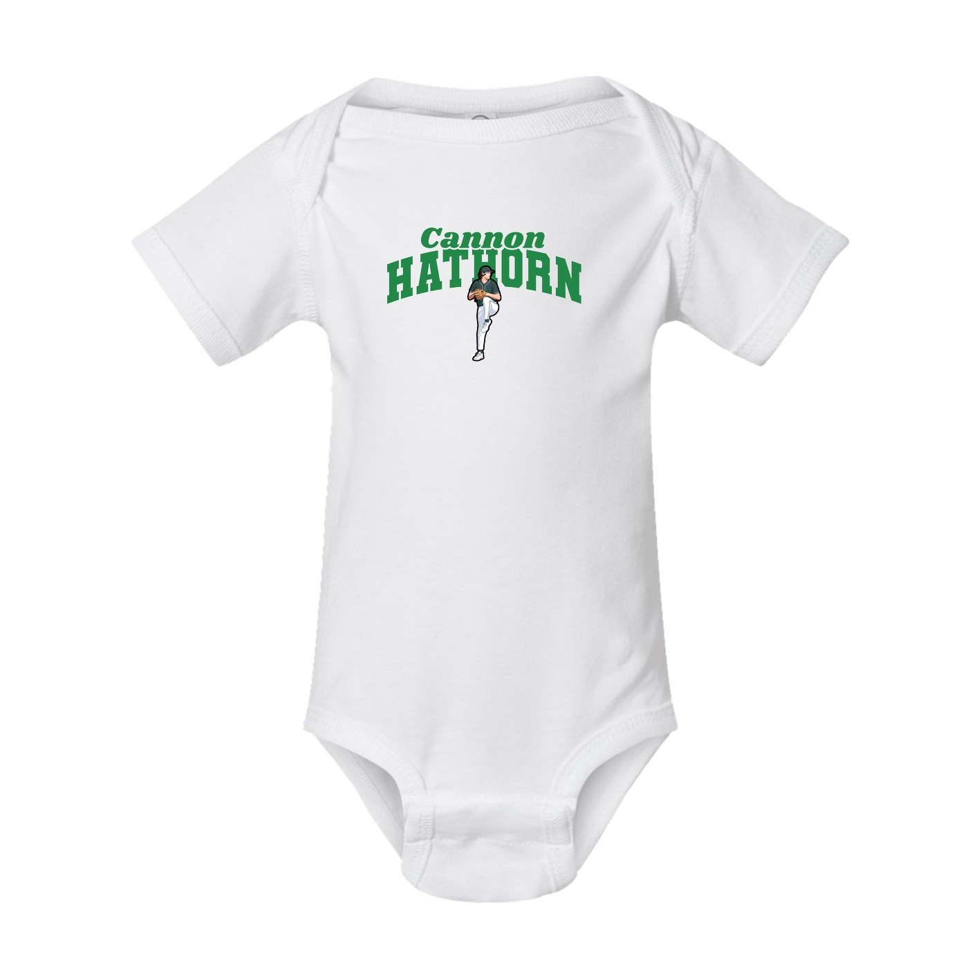 Baby Onesie — Signature Arch in White