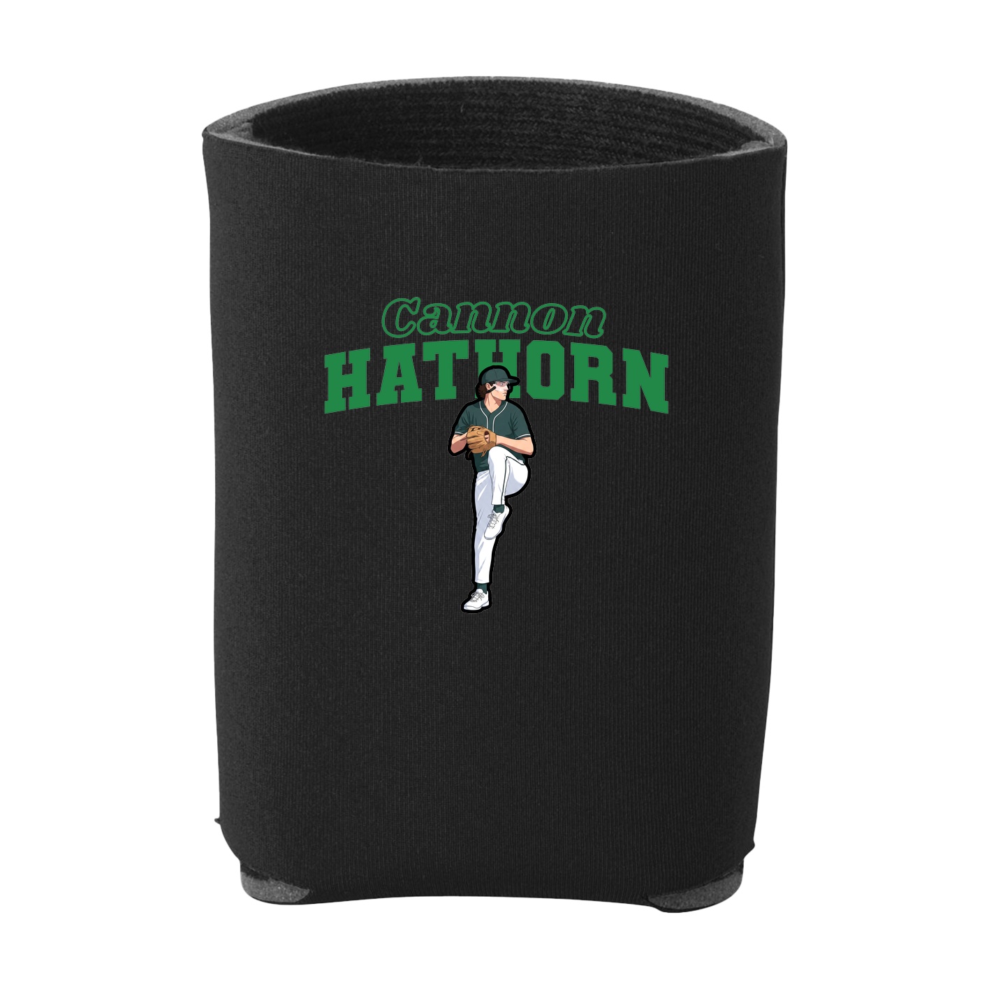 Can Holder — Name Arch in Black