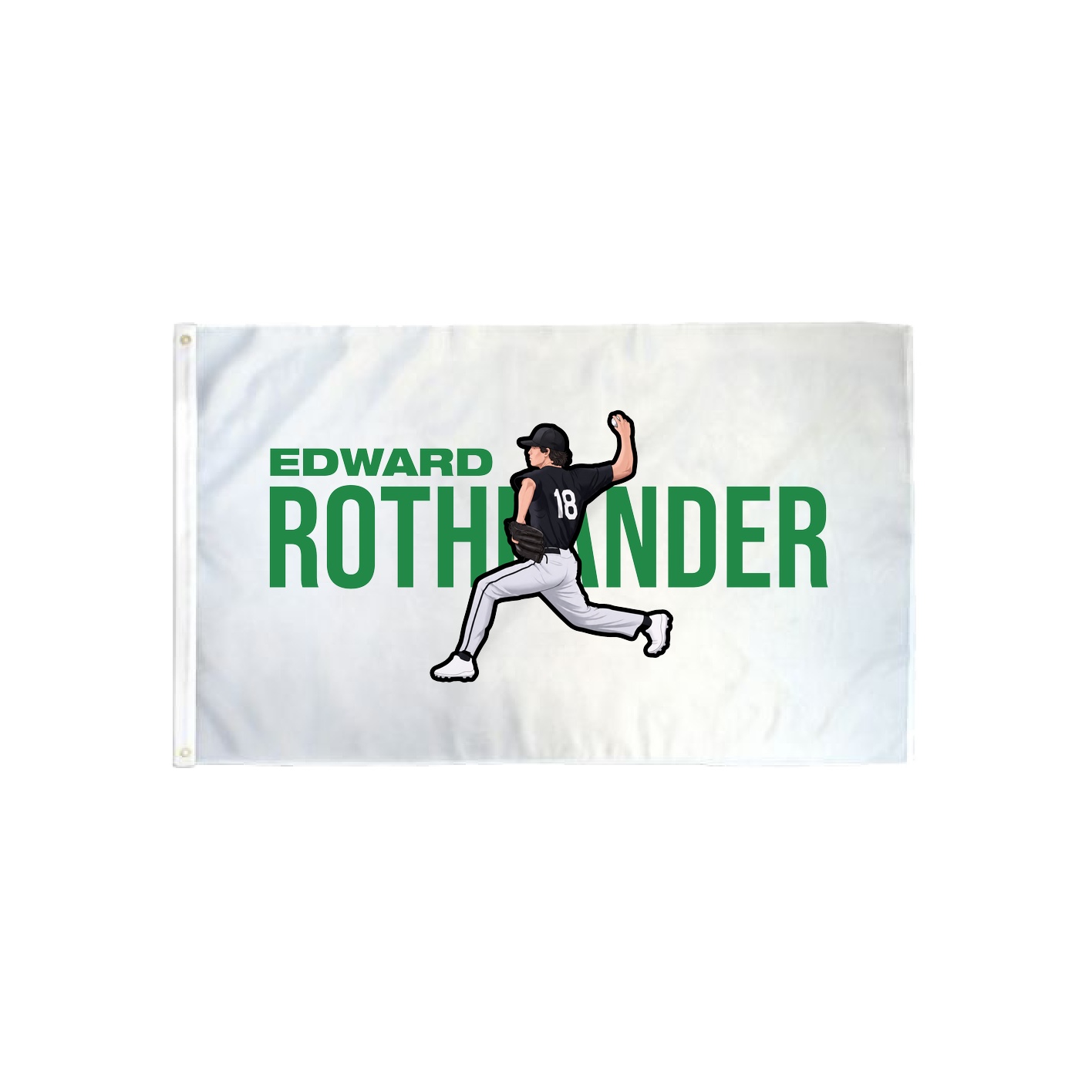 3x5 Flag — Player Name in Classic