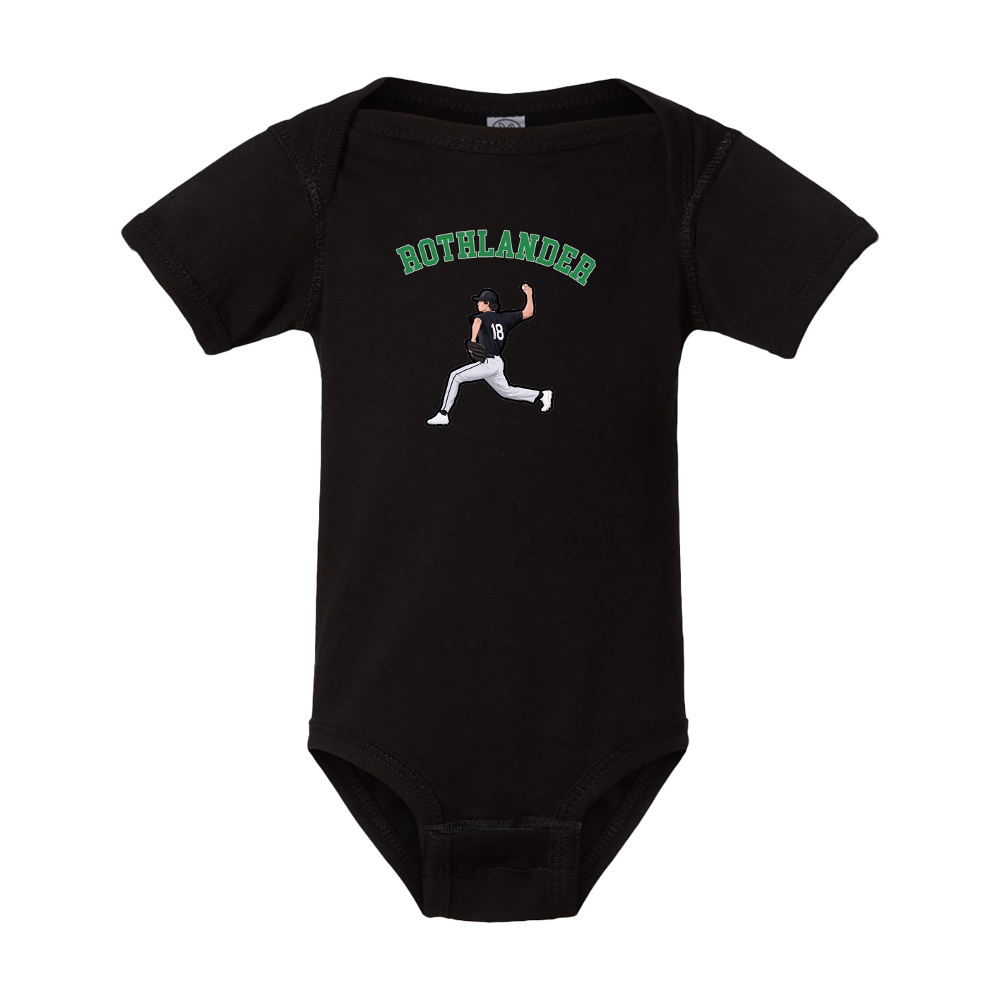 Baby Onesie — Shirsey Arch in Black
