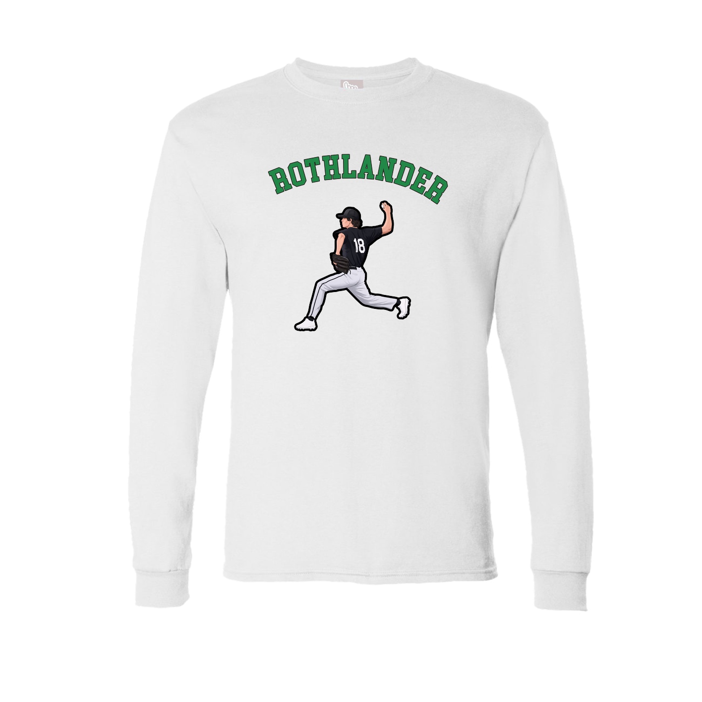 Long Sleeve Tee — Shirsey Arch in White