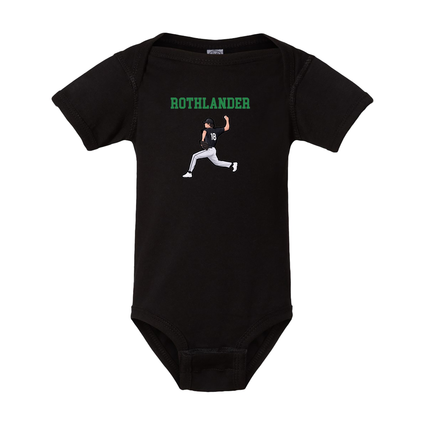 Baby Onesie — Shirsey in Black