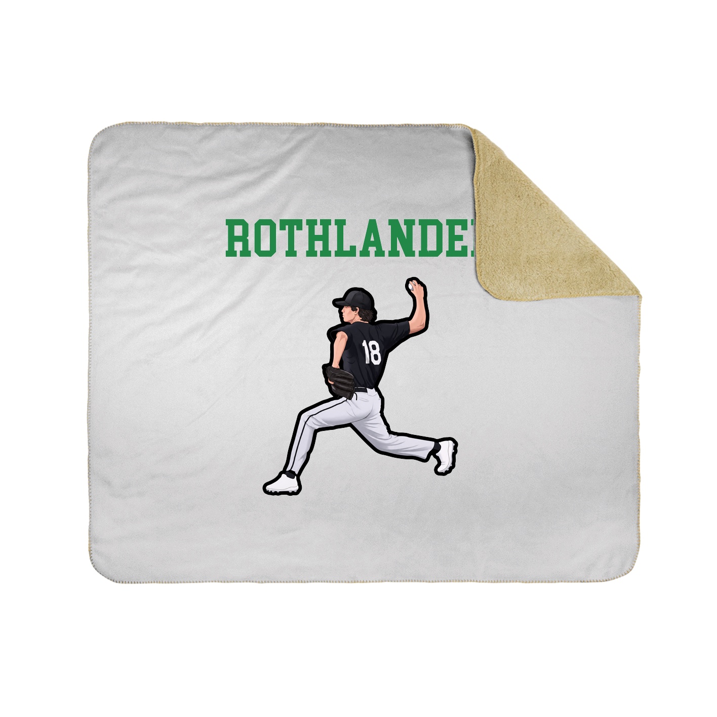 Throw Blanket — Shirsey in White