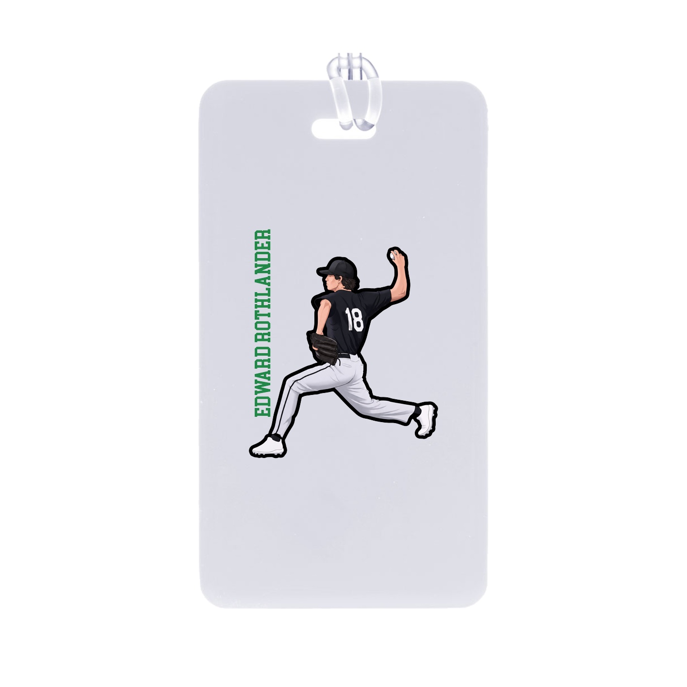 Bag Tag — Name Vertical in Classic
