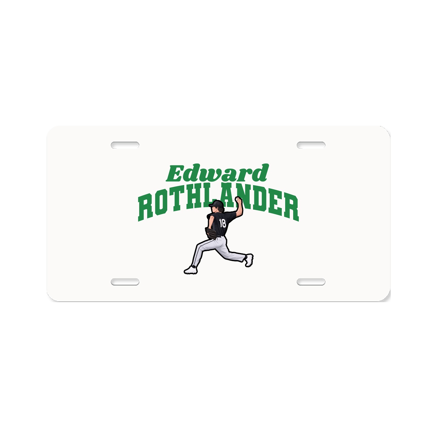 License Plate — Signature Arch in Classic