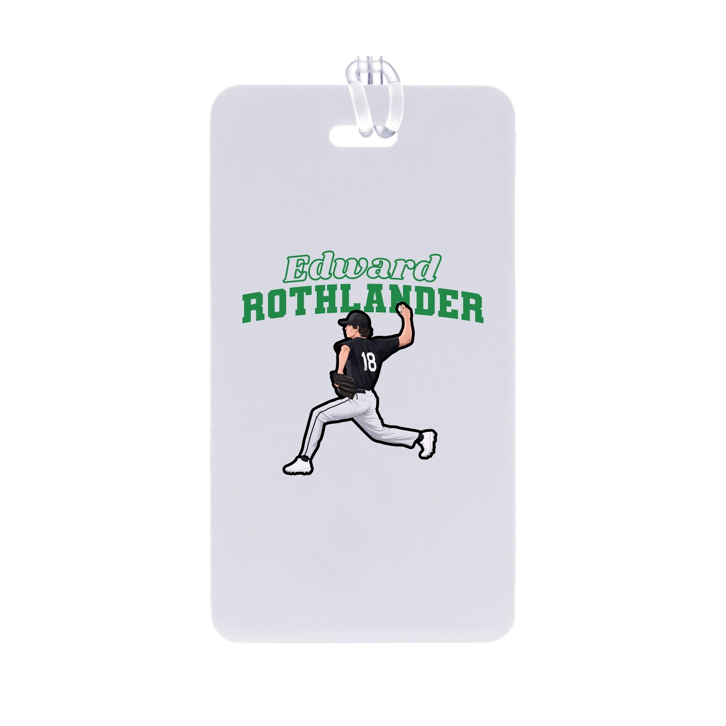 Bag Tag — Name Arch in Classic