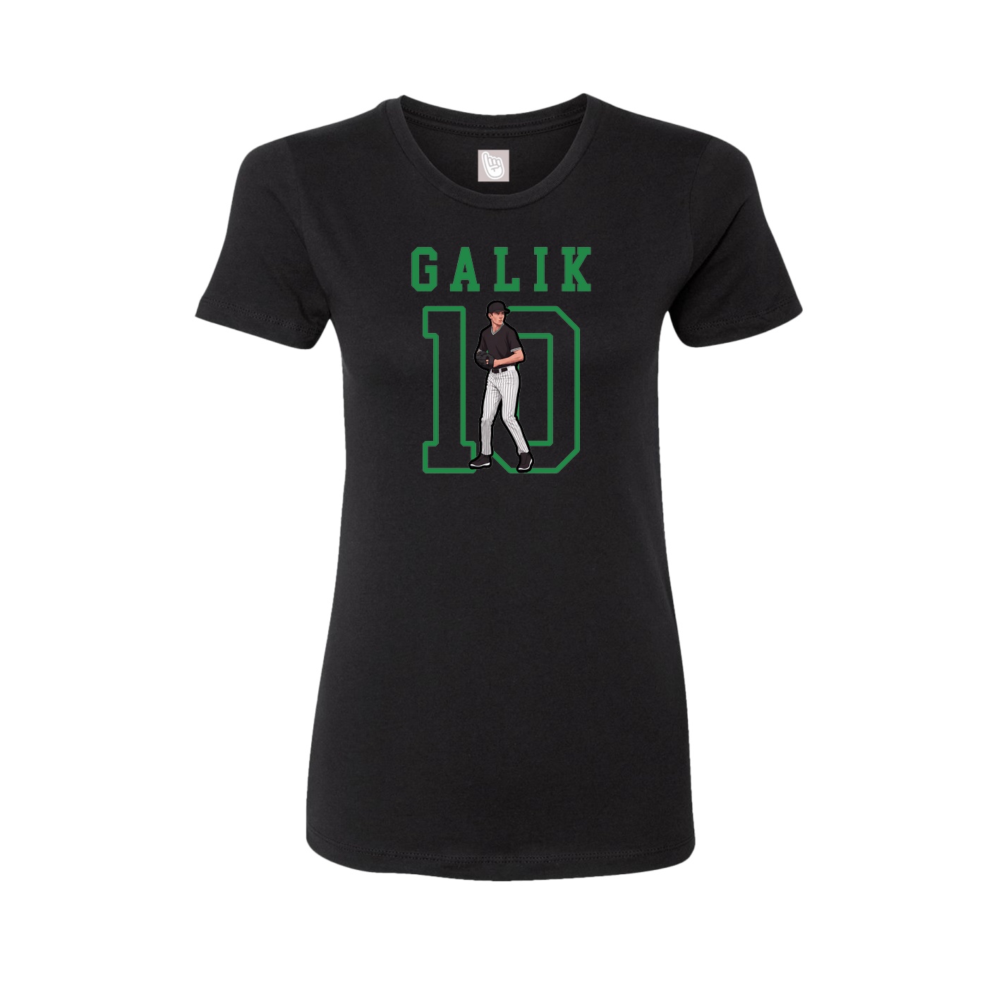 Fitted Women's Tee — Shirsey in Black