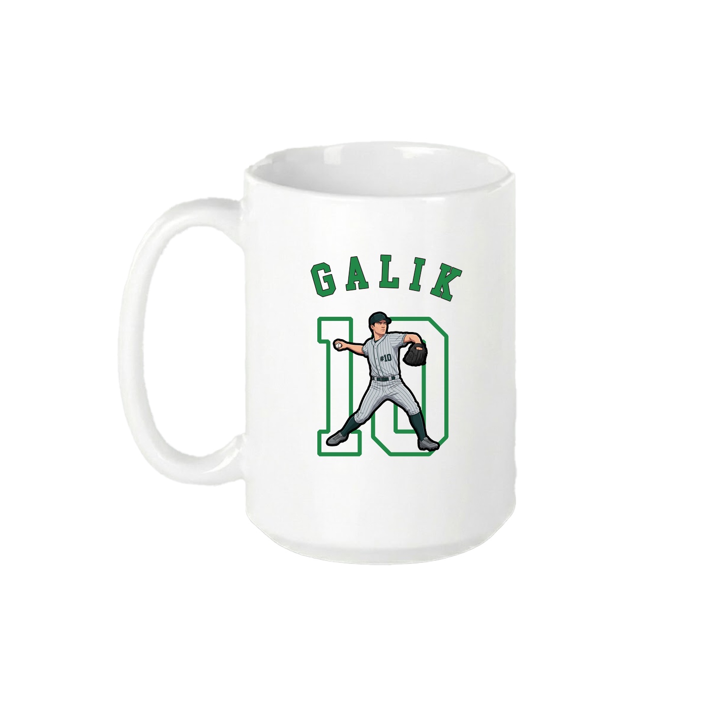 15oz Coffee Mug — Shirsey Arch in White