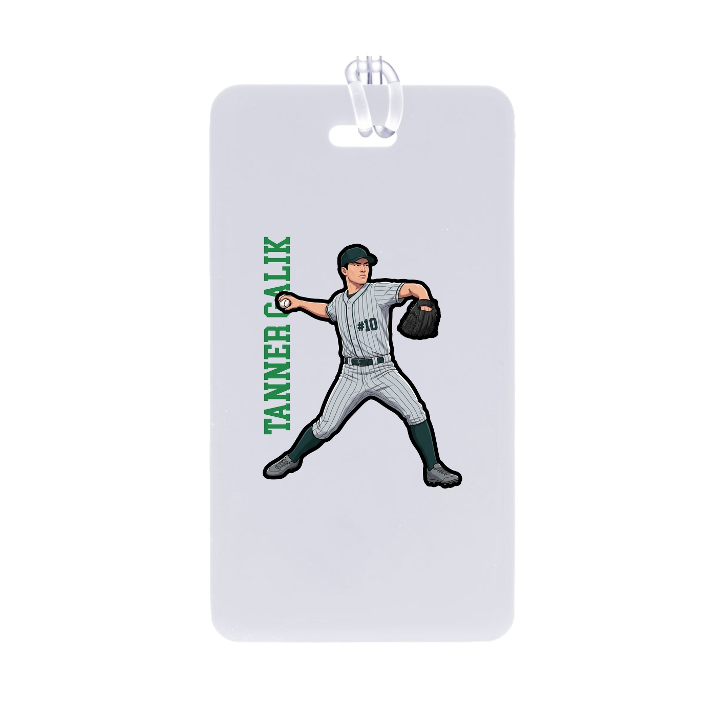 Bag Tag — Name Vertical in Classic