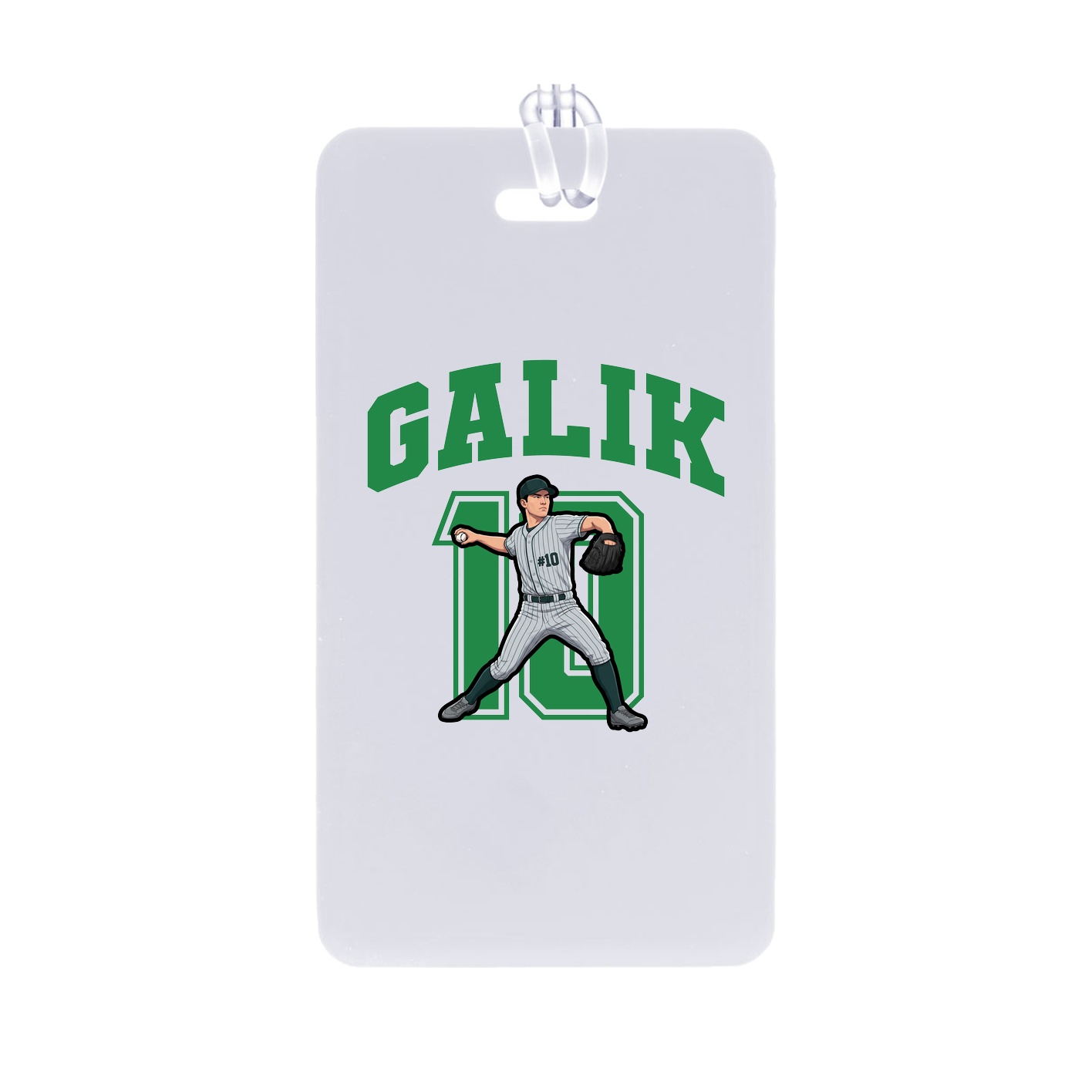 Bag Tag — Number in Classic