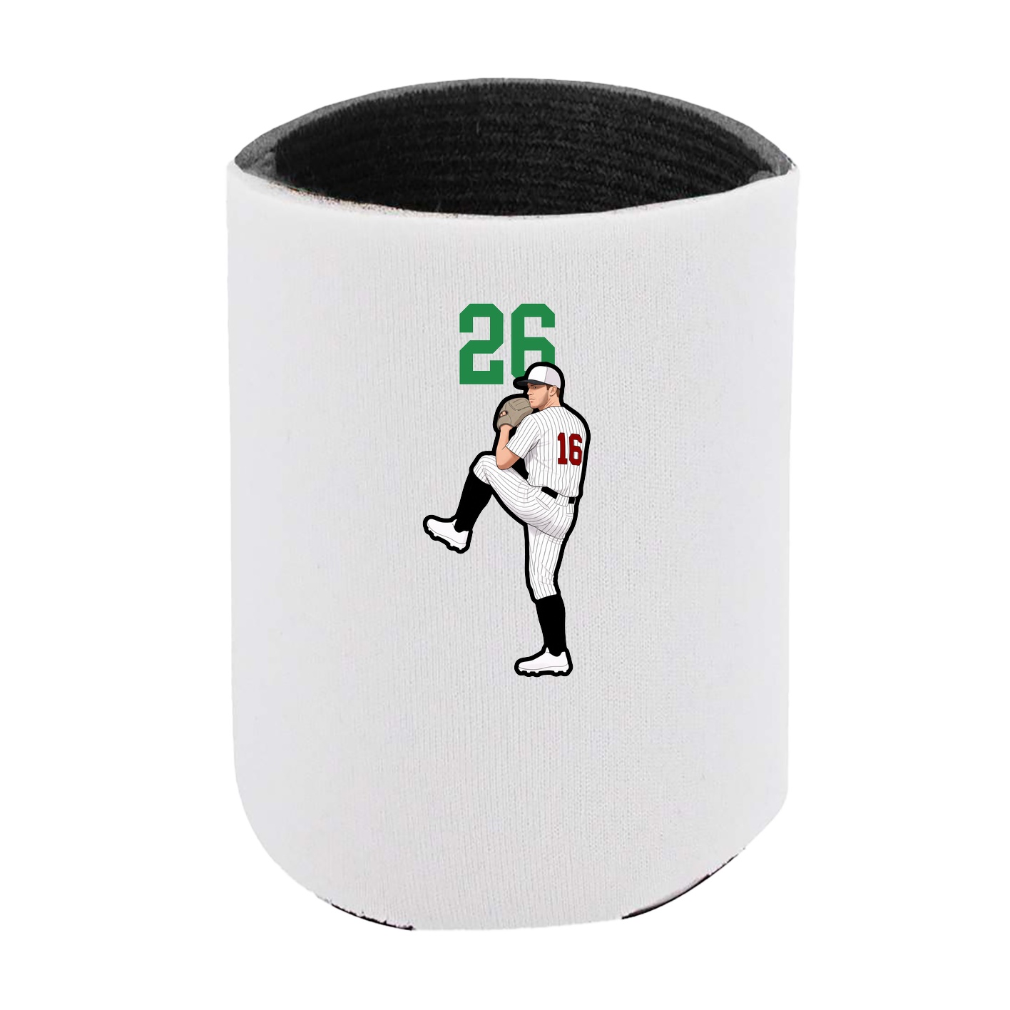Can Holder — Number Top in White