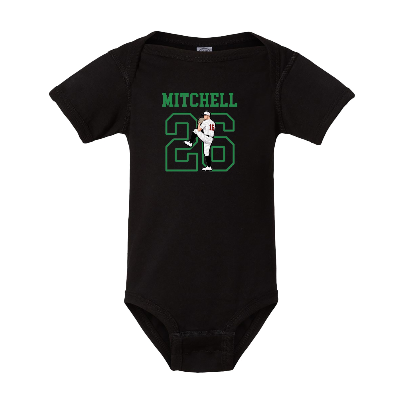 Baby Onesie — Shirsey in Black