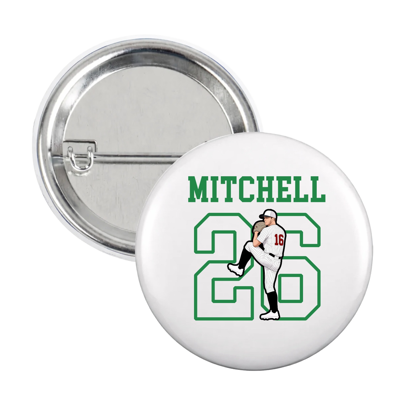 Game Day Button — Shirsey in White