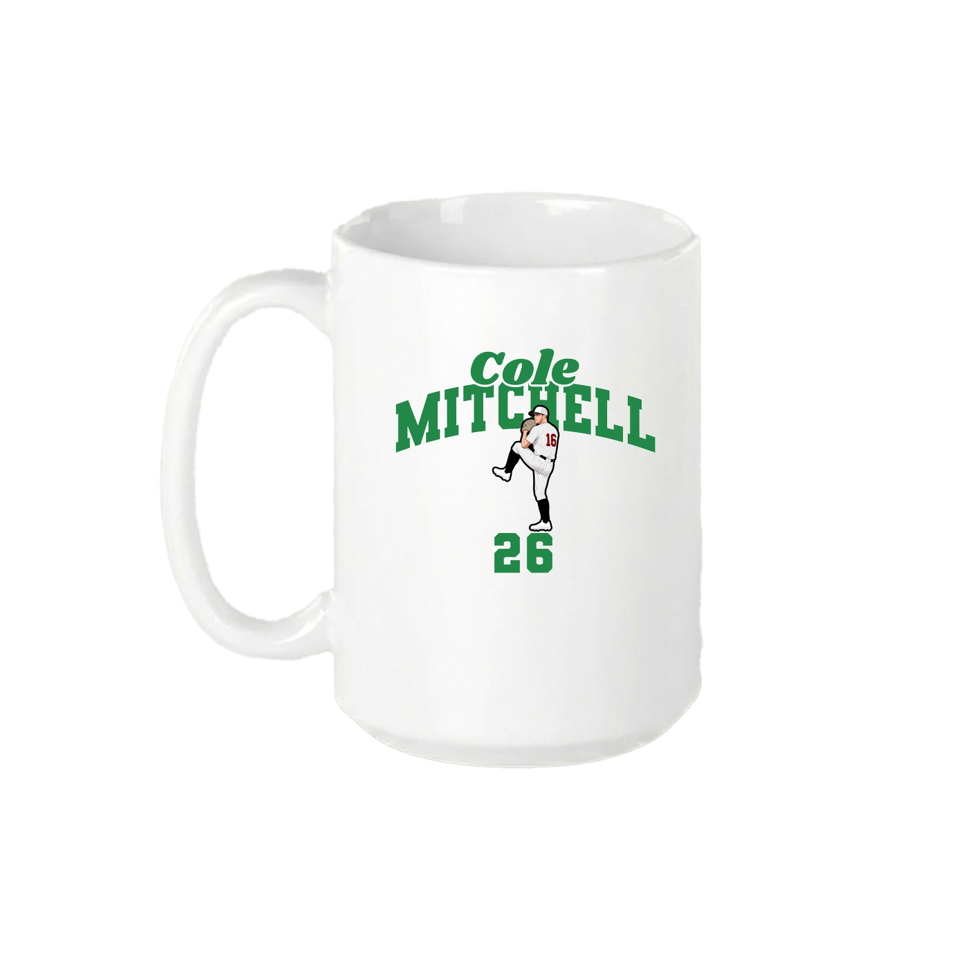 15oz Coffee Mug — Signature Arch in White