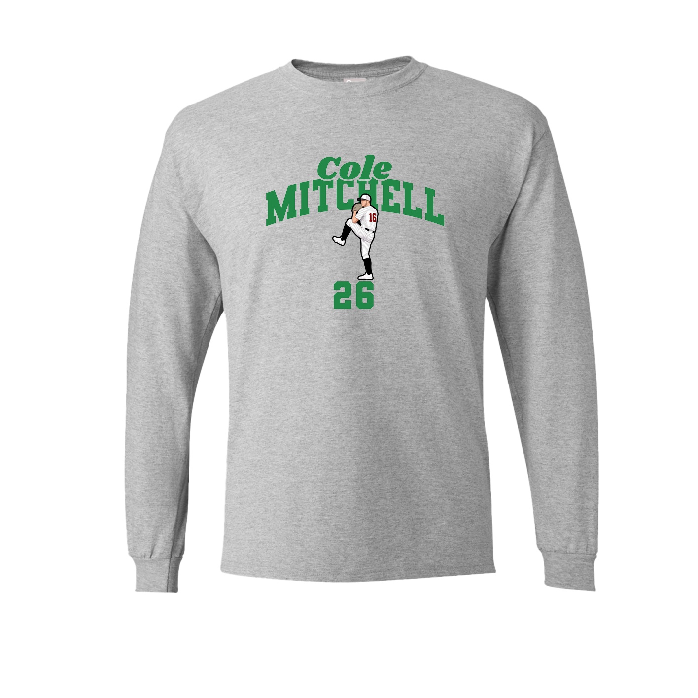 Long Sleeve Tee — Signature Arch in Grey